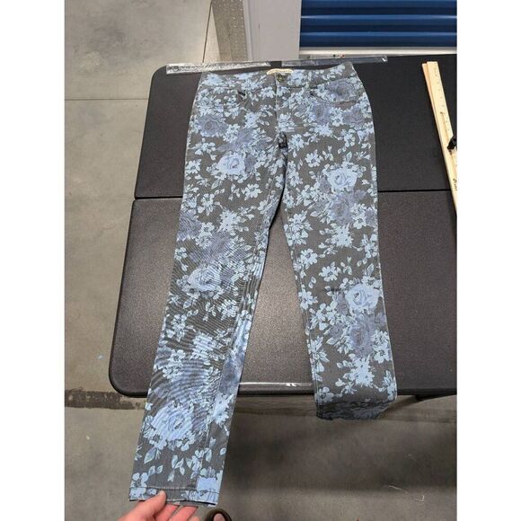 Componix Jolt Floral Denim Blue Jeans Cotton Spandex - Picture 2 of 7